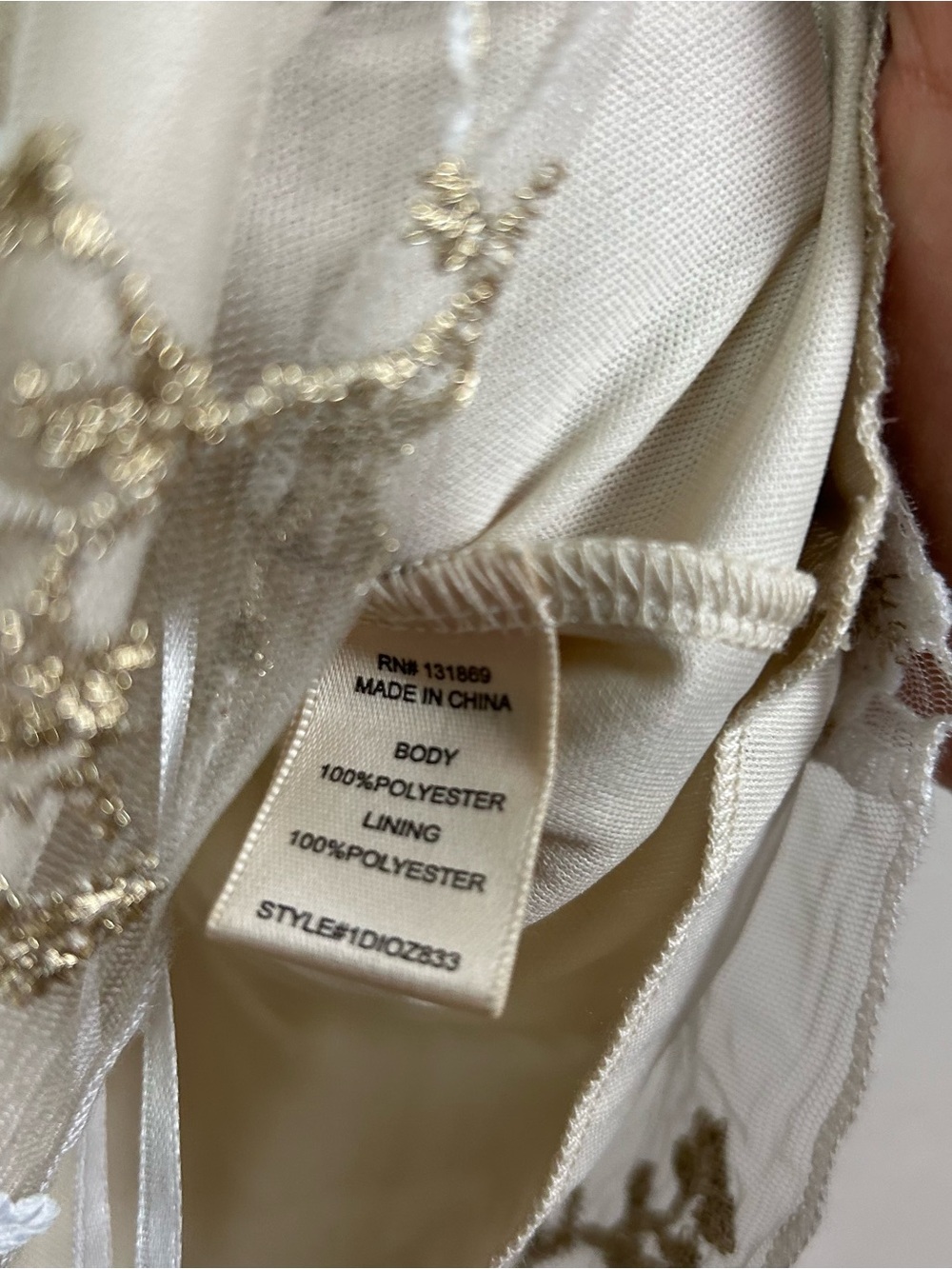Choose 5 for $30 Beige Butterfly Embroidered Lace Camisole - Picture 4 of 13